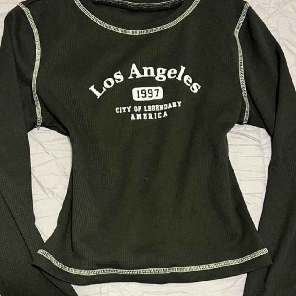 Green los Angeles long sleeve